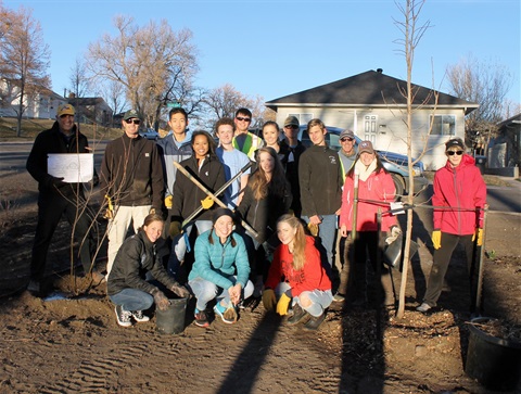 Mayor's Youth Council at Alexander Triangle 